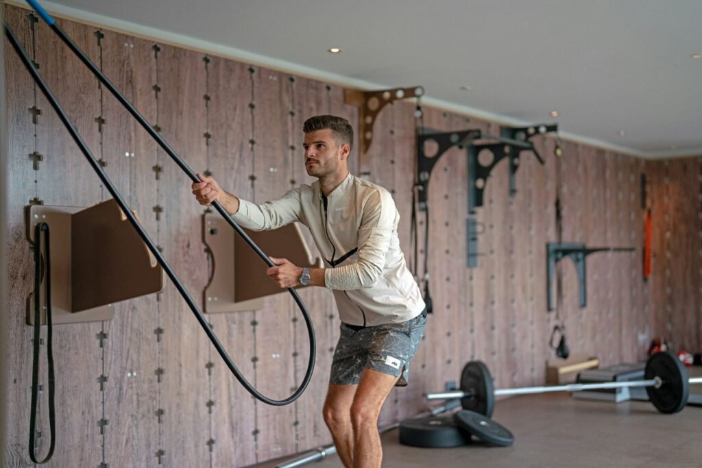 man die sport in sportruimte